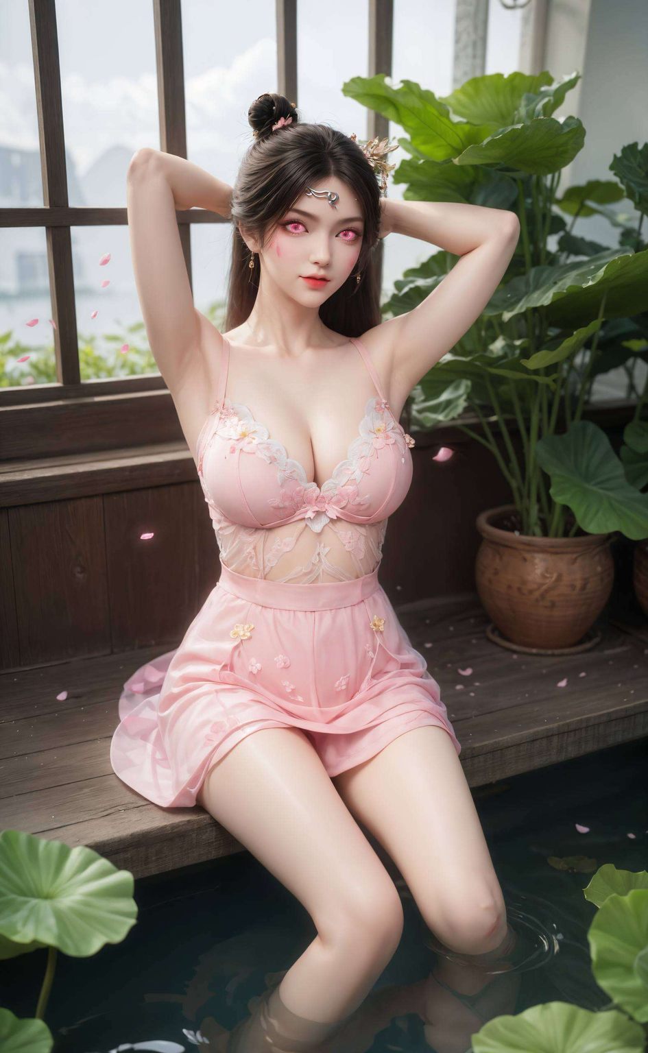 都如同一场视觉盛宴她身姿婉约