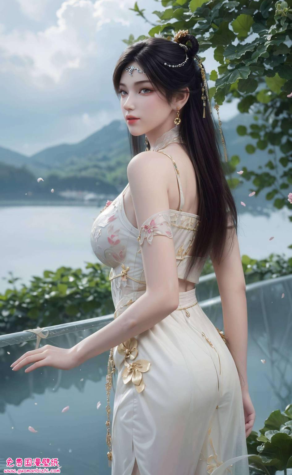 而是融合了国漫女神金瓶儿的灵动与苹果的炫彩又是大美女