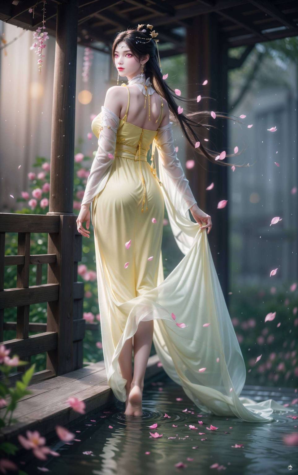 成为了诸多粉丝心中的国漫女神让人不禁沉浸在这幅美丽的画卷之中