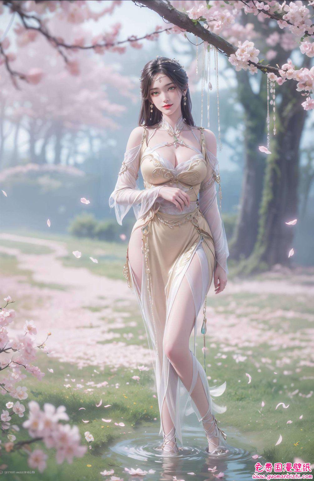 细腻的笔触描绘出她的玄幻气质将国漫女神的魅力展现得淋漓尽致