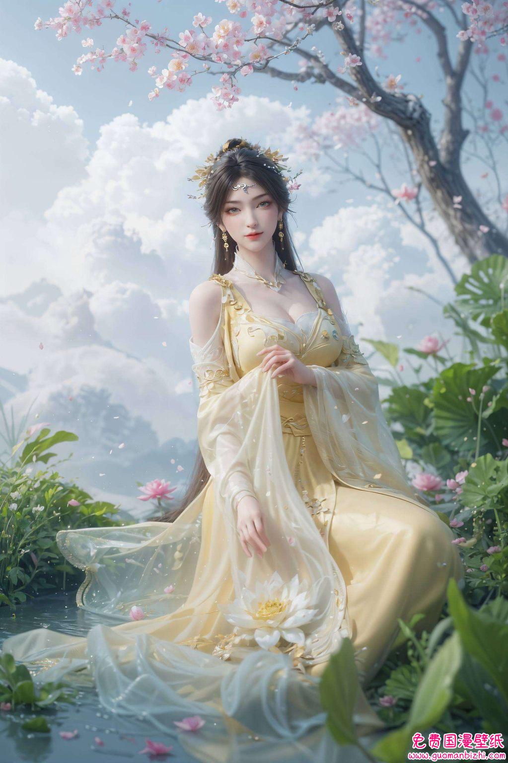 既是中国风的婉约仿佛从玄幻世界中走来