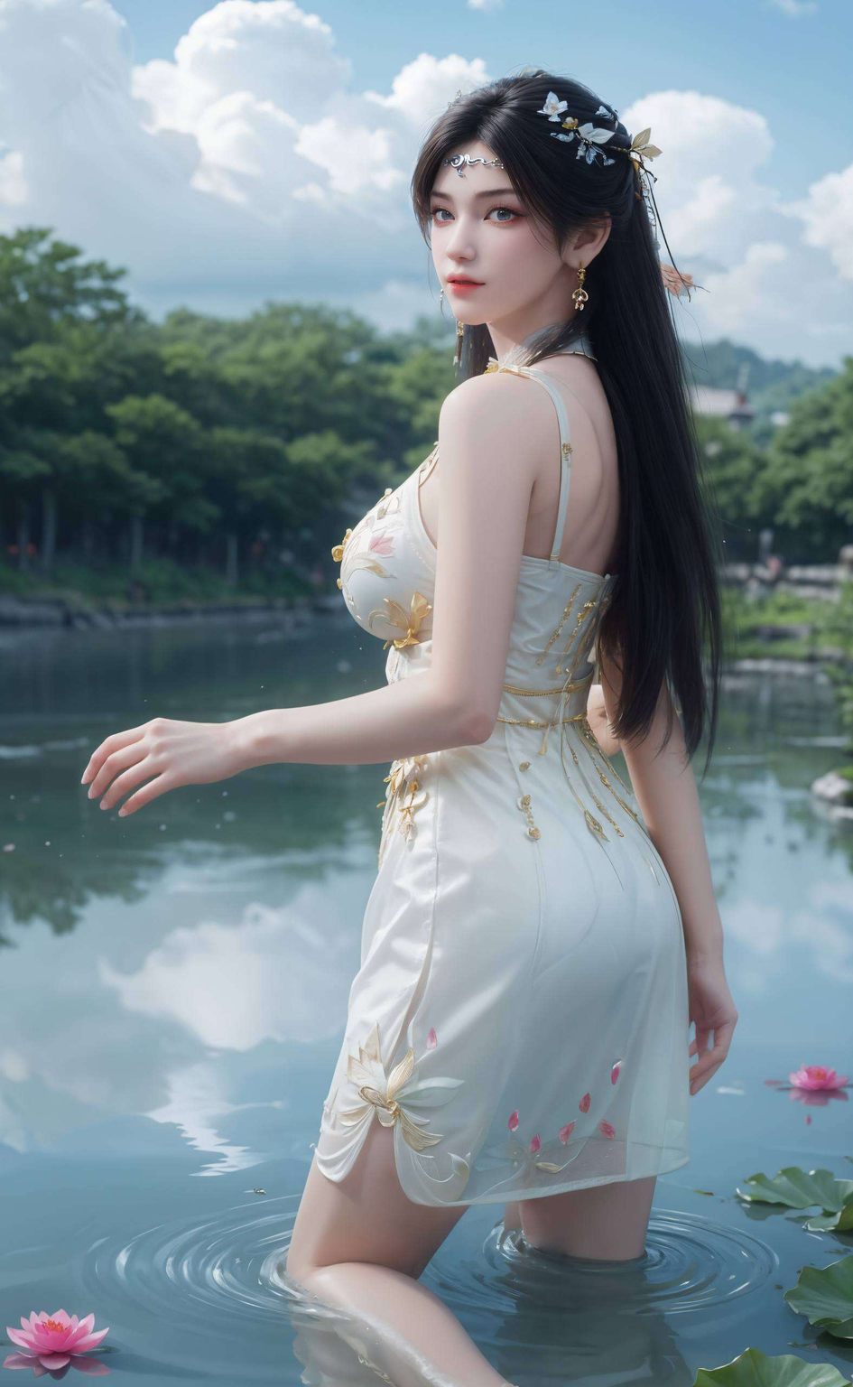 更是国漫美女的灵魂在1920x1080的细腻画面中