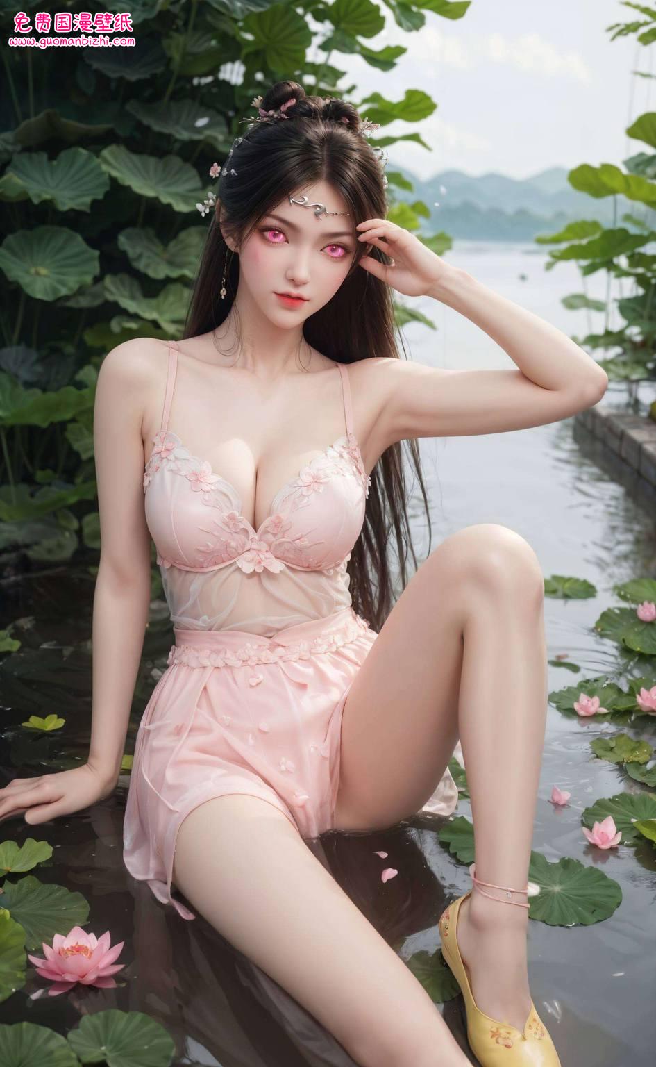 国漫美女的代表同时也是一位调皮的小仙女哦！金瓶儿壁纸