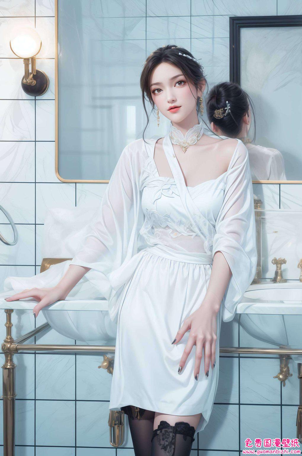 宛如梦幻泡影她眼神中的深邃