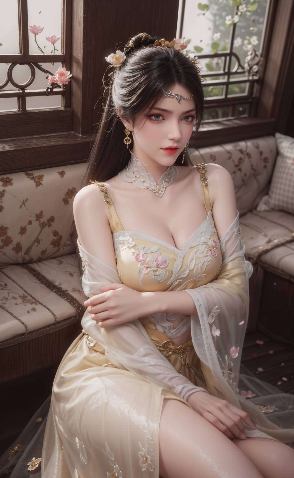 高清细腻金瓶儿的壁纸犹如一抹绚烂的炫彩