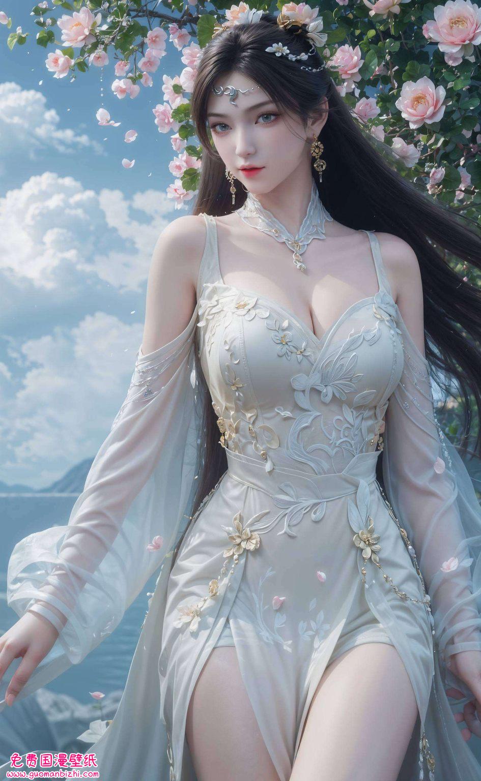 拿走吧~ 🌟✨快来欣赏这款融合了玄幻元素的金瓶儿壁纸