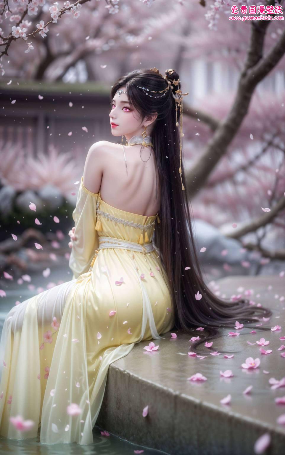 她是《诛仙》里的金瓶儿嘿！小可爱们