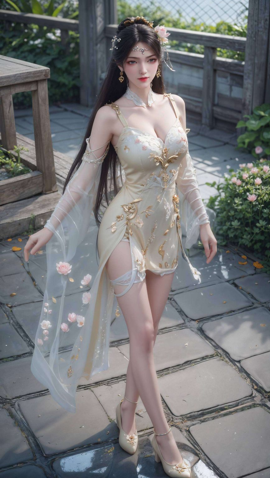 每当看到那些国漫女神的倩影在金瓶儿的壁纸世界里
