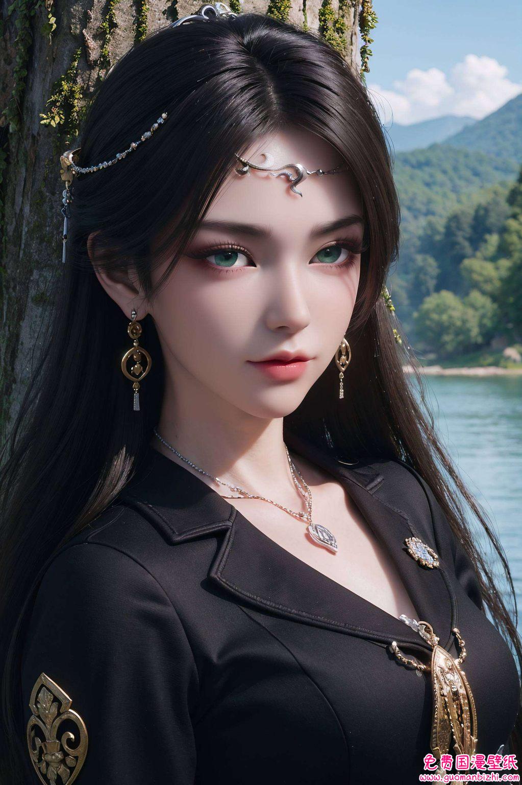 那些飘渺的仙气与英勇的剑影她的眼神中