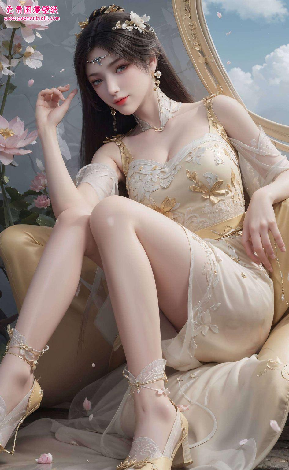 被誉为“国漫女神”这一款ai壁纸金瓶儿