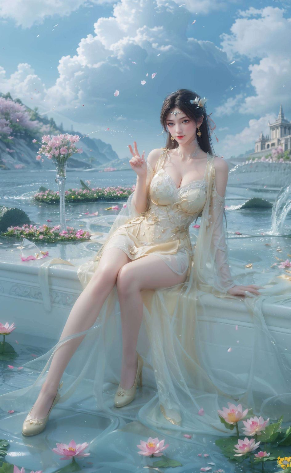 便仿佛感受到了那仙气萦绕、玄幻飘渺的国漫之美不禁让人沉醉于动漫女神的独特魅力