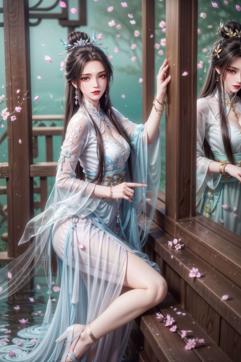 可是把仙侠风情发挥到极致嘿