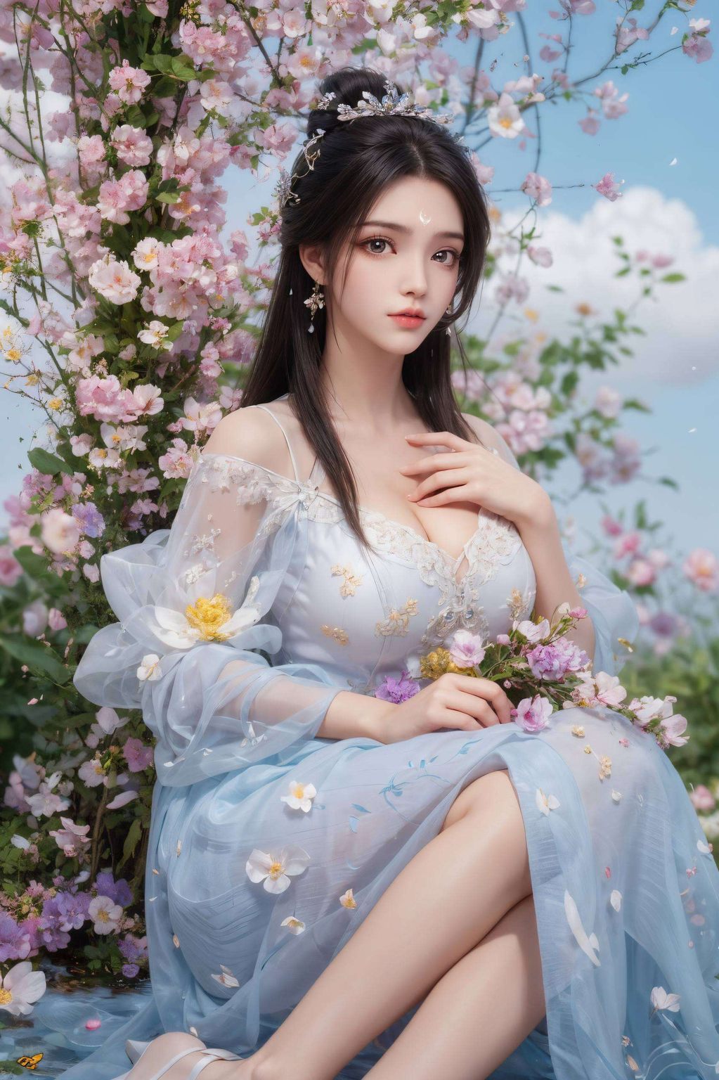 令人沉醉将她清冷脱俗的气质完美呈现