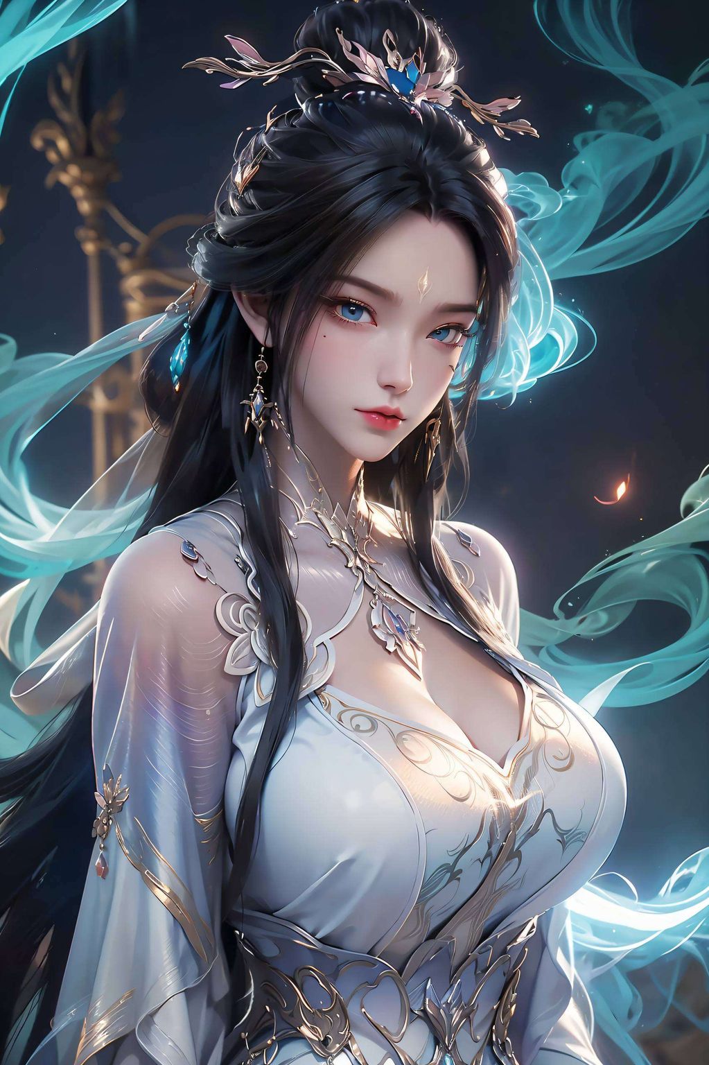 让你手机一秒钟变身玄幻仙境简直美得让人忍俊不禁!这位国漫女神