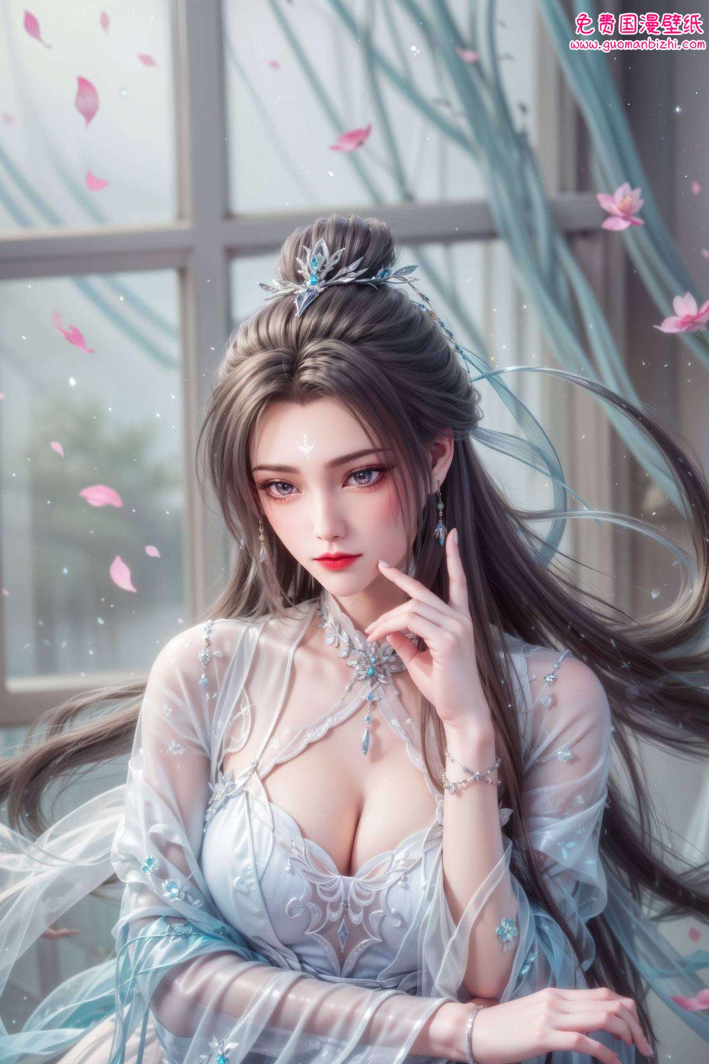 那如仙子般的容颜她