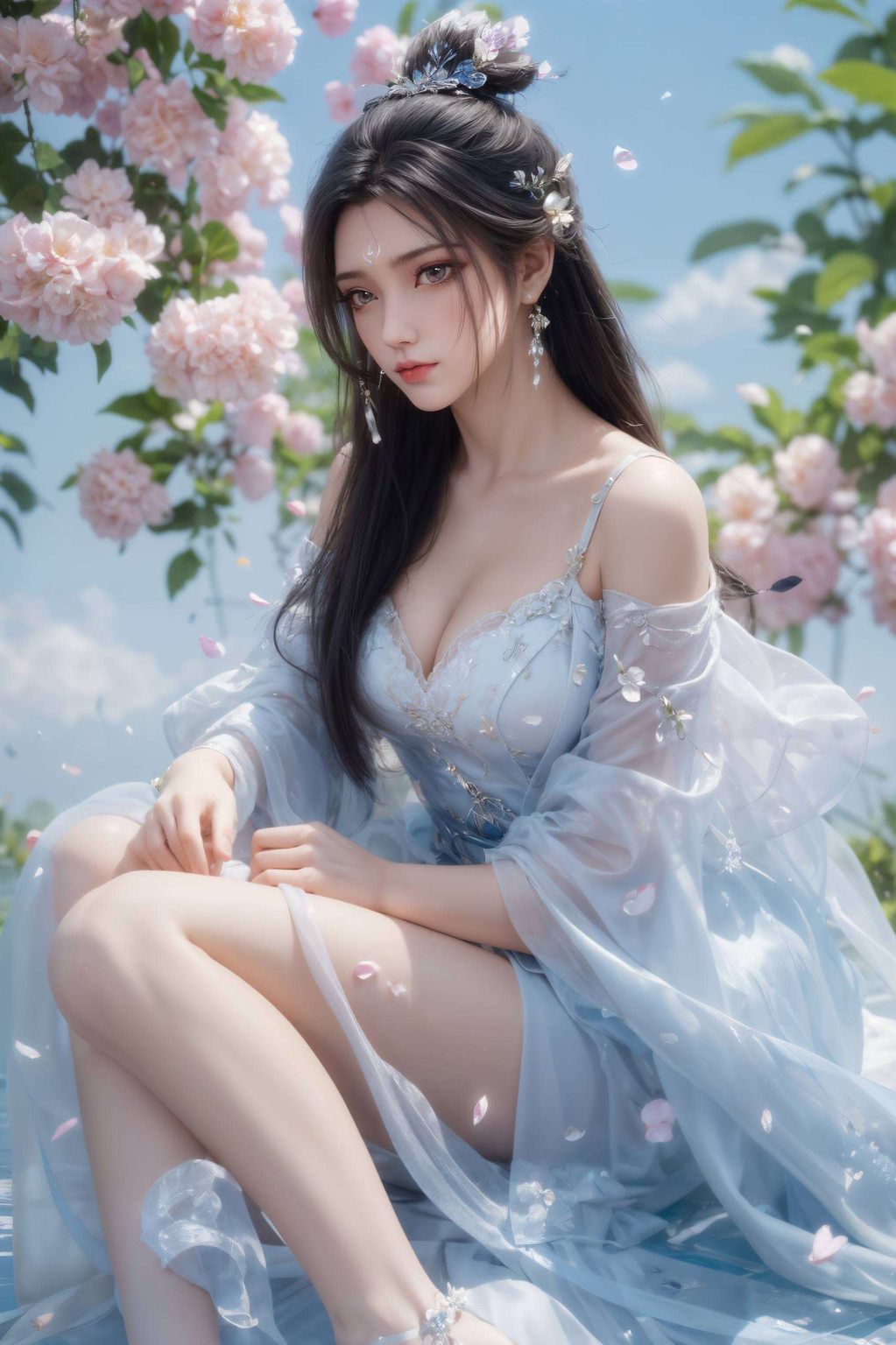 她剑指苍穹陆雪琪