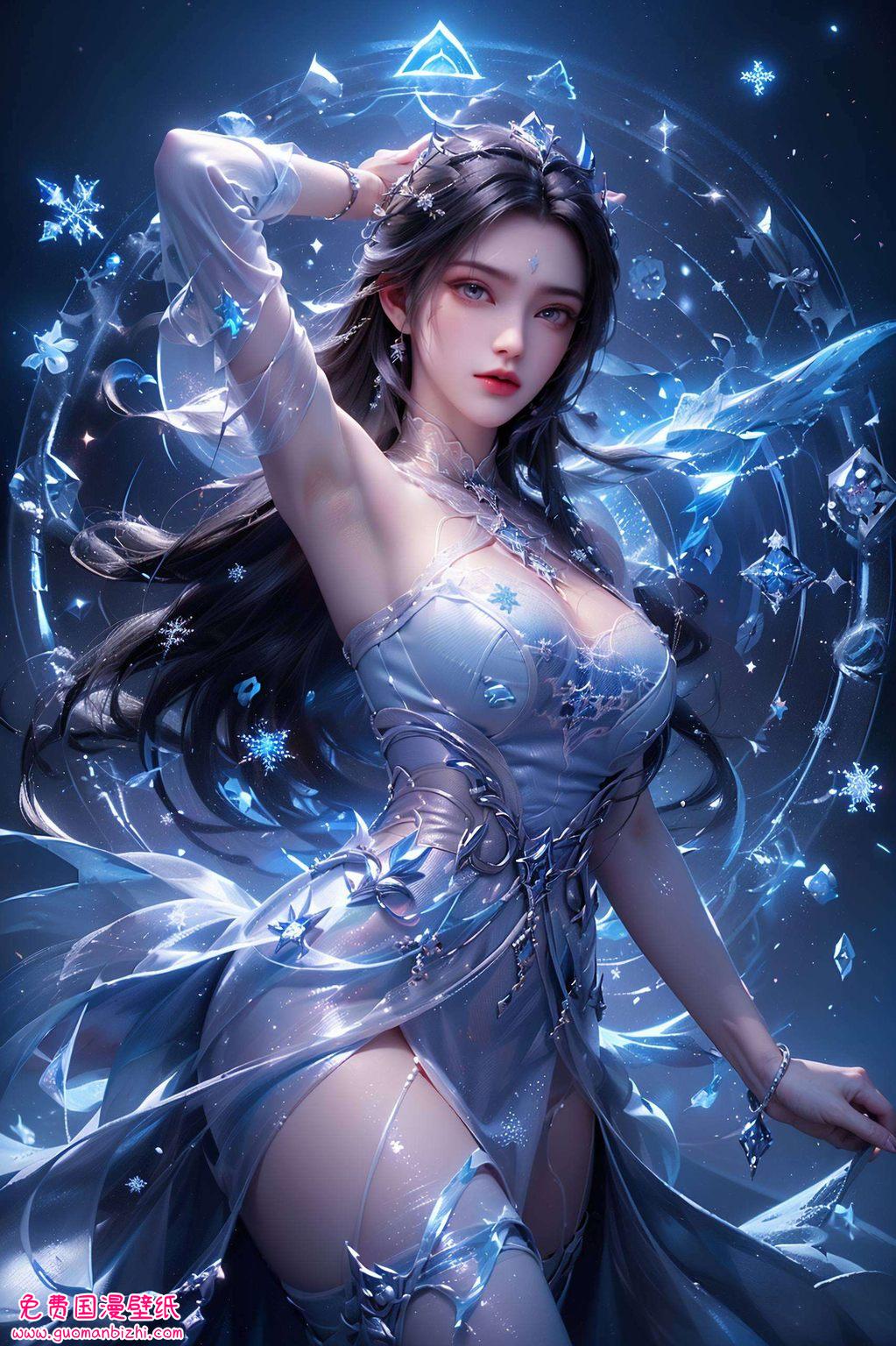 让那份玄幻之美常伴左右成为了无数粉丝心中的国漫女神