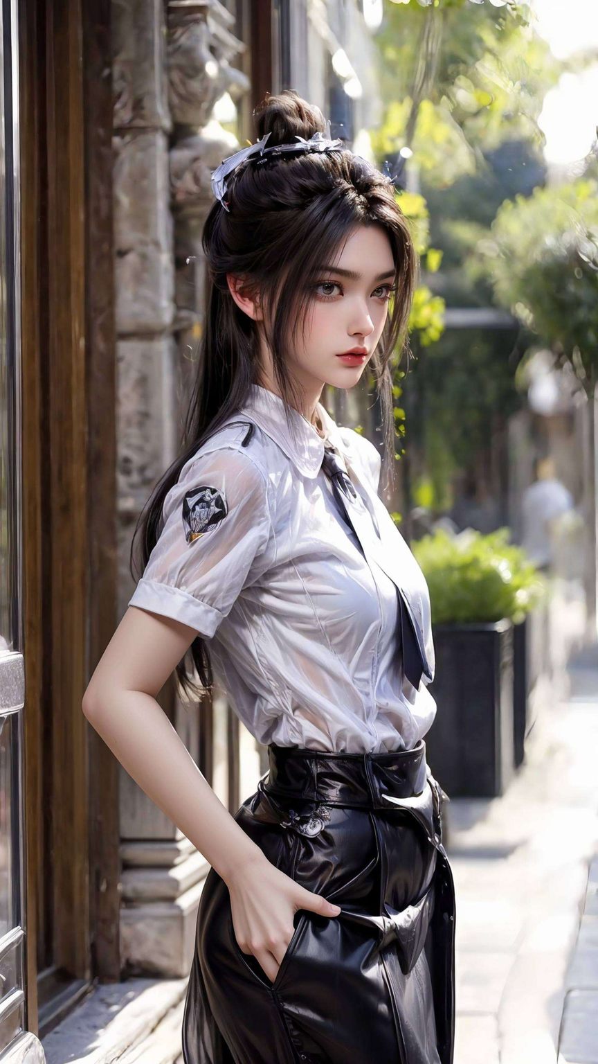 那位诛仙里的冰山美人这回以动画高清竖屏壁纸的形式