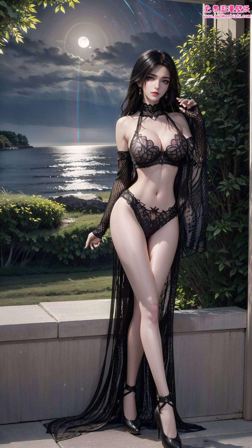 无论是Windows 10的桌面还是锁屏都是一次与国漫女神的美丽邂逅