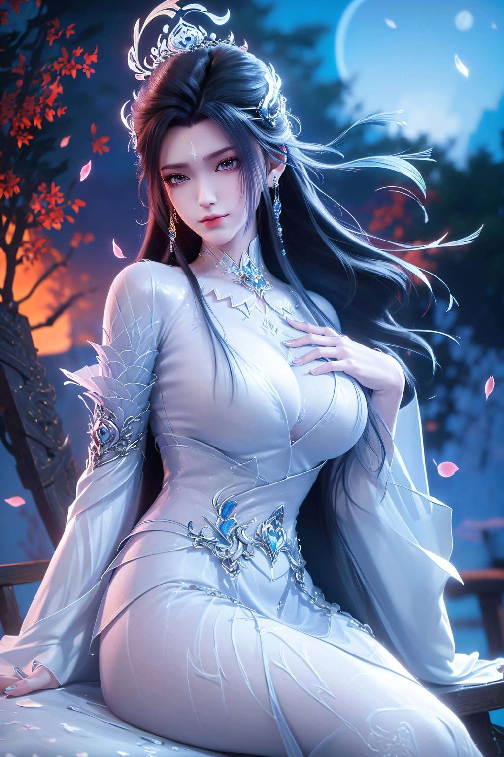 无论是她剑指苍穹的英姿成为无数动漫迷心中的梦幻美女