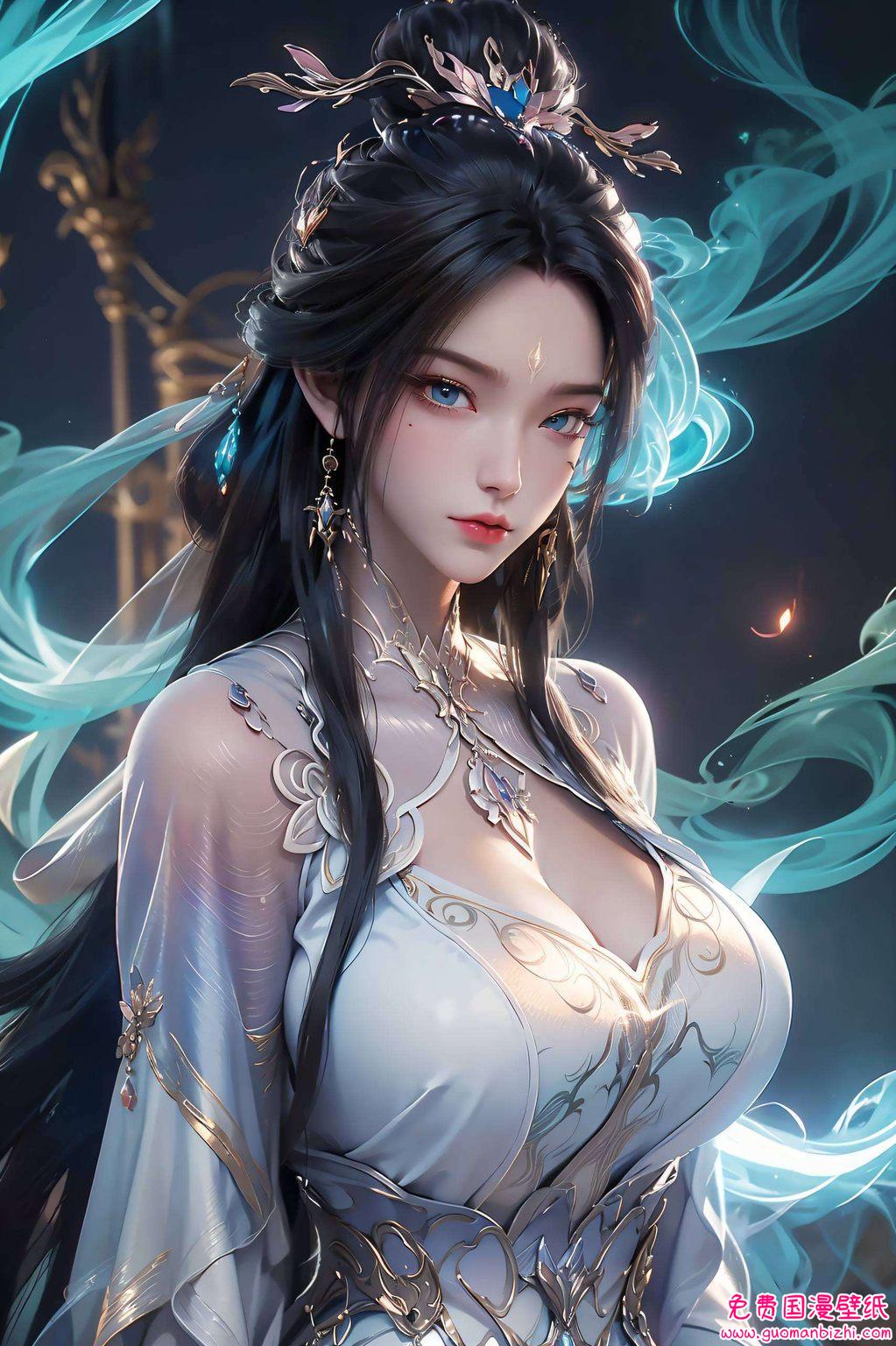 绚烂的苹果炫彩它融合了国漫女神陆雪琪的高清建模