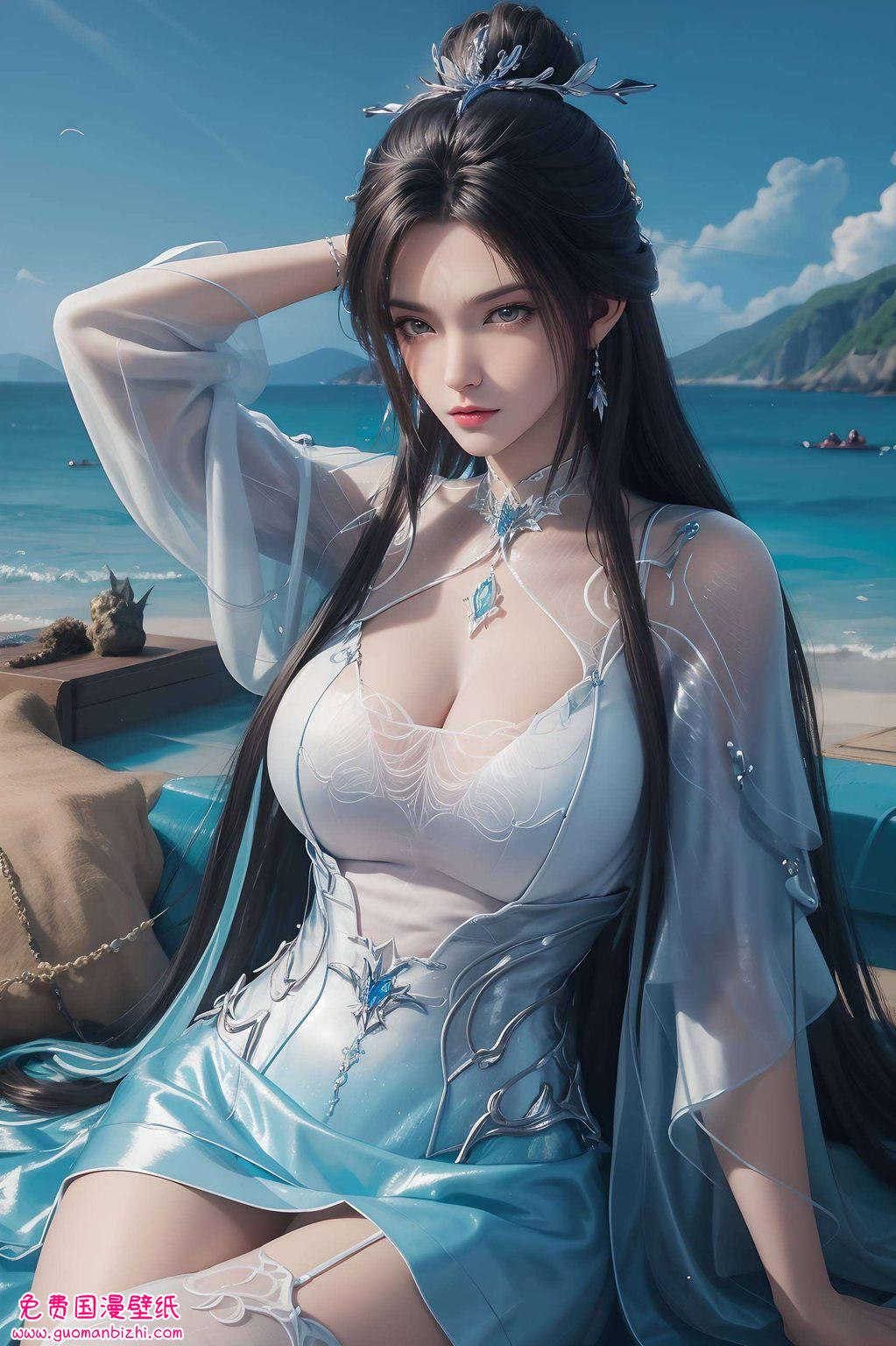 国漫女神陆雪琪清新脱俗
