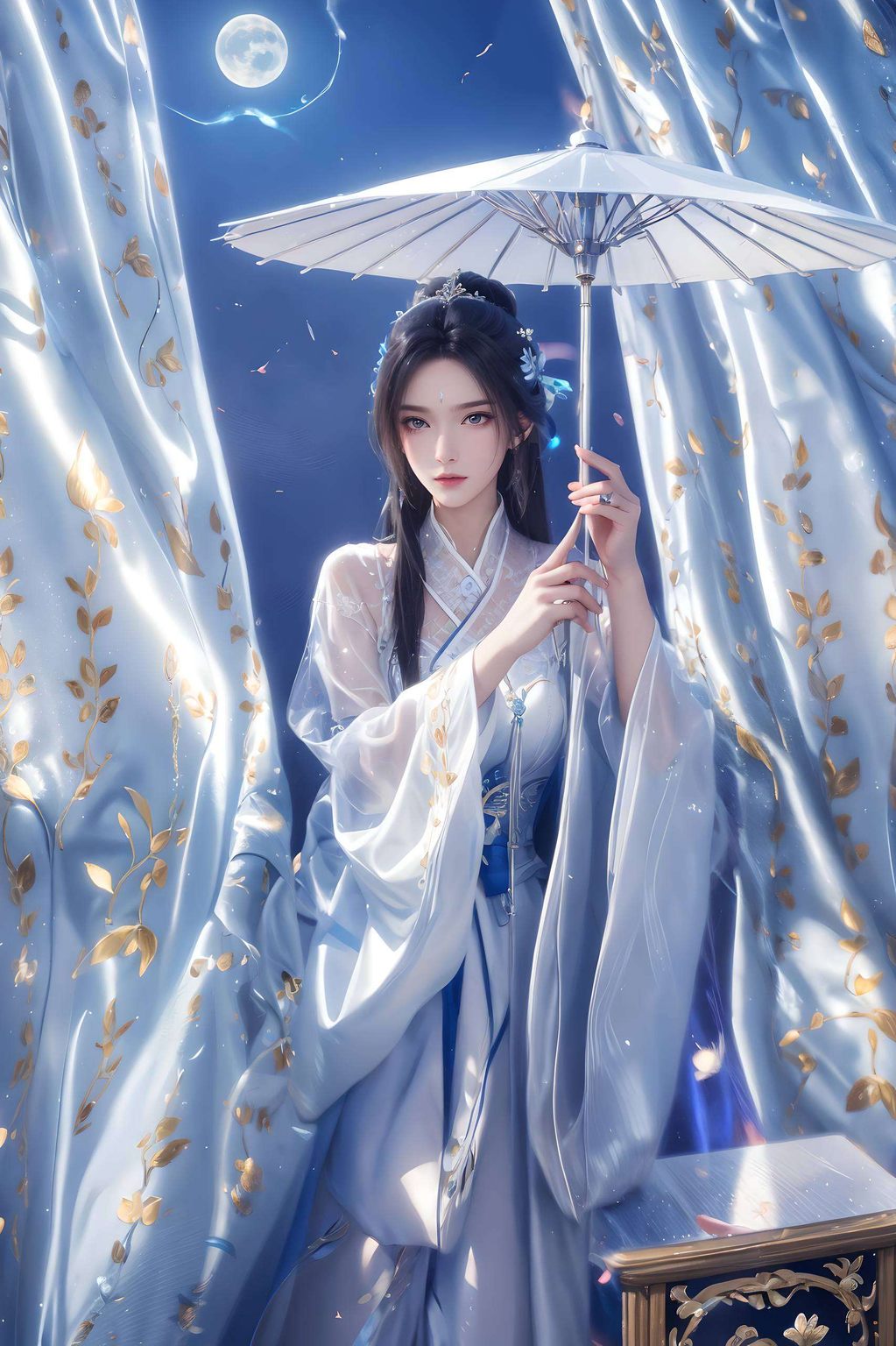 壁纸更是美得让人心花怒放美得让人忍不住想抱回家！国漫美女、动漫女神