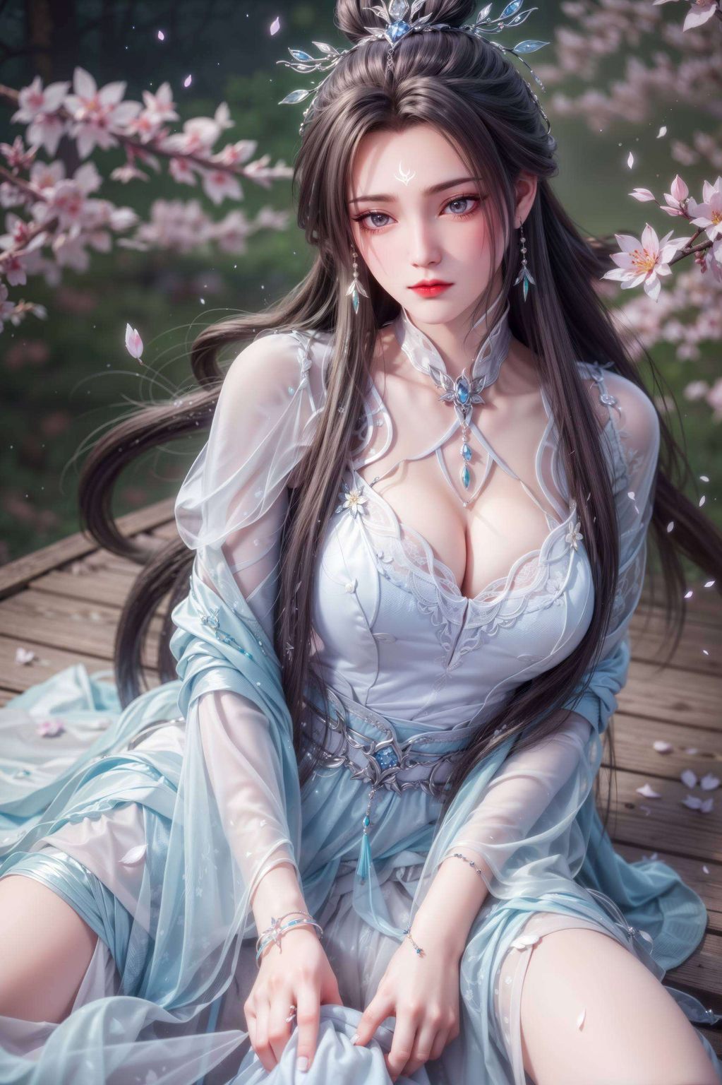在这电脑屏幕上这可是诛仙里的女神级人物