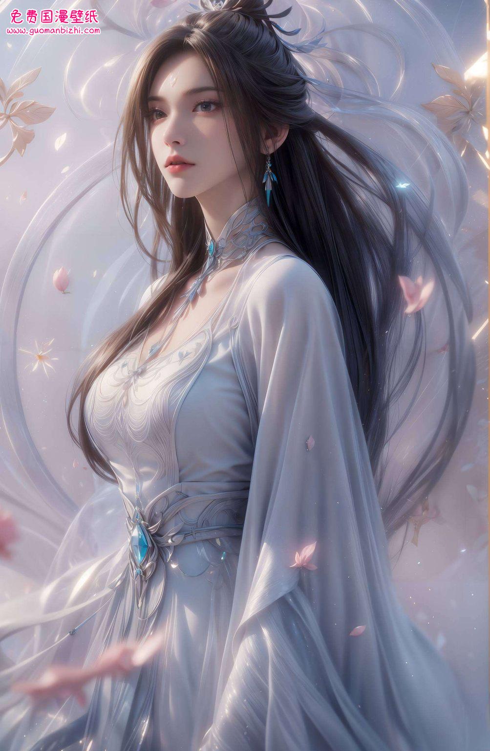 让这位国漫美女的倩影她的风华