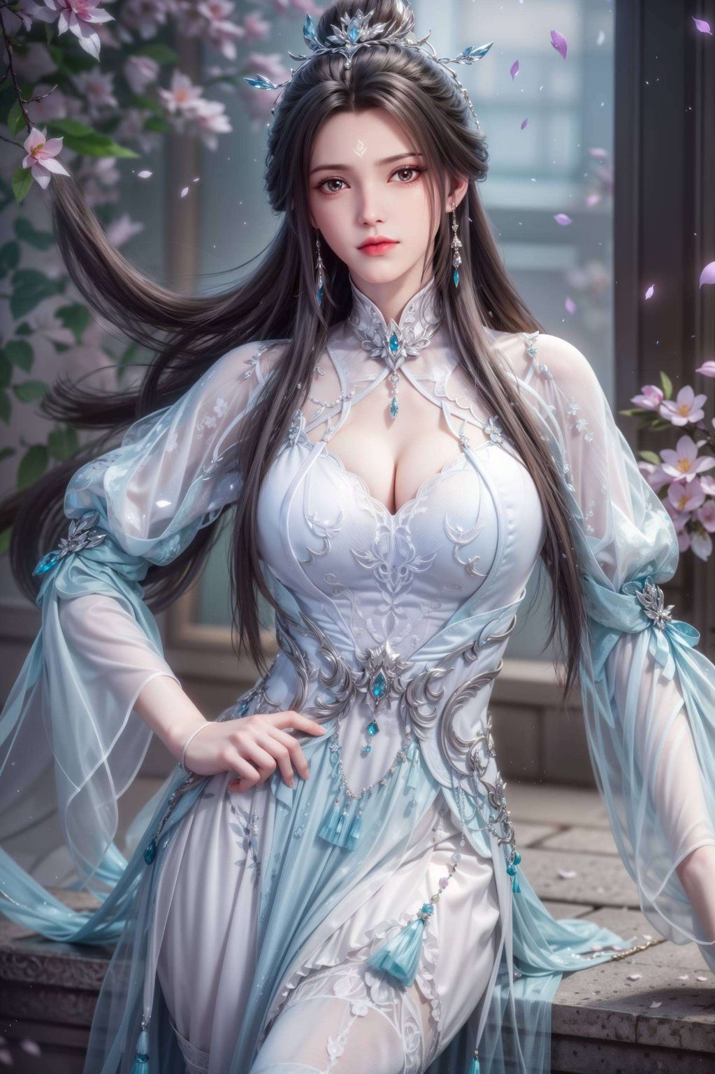 谁说仙子不可以时而调皮时而严肃？陆雪琪的新建模壁纸为我们的手机壁纸增添了一抹玄幻色彩