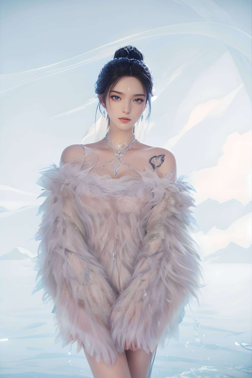 保准让你的手机瞬间变身玄幻仙境快来看看这国漫女神的壁纸吧