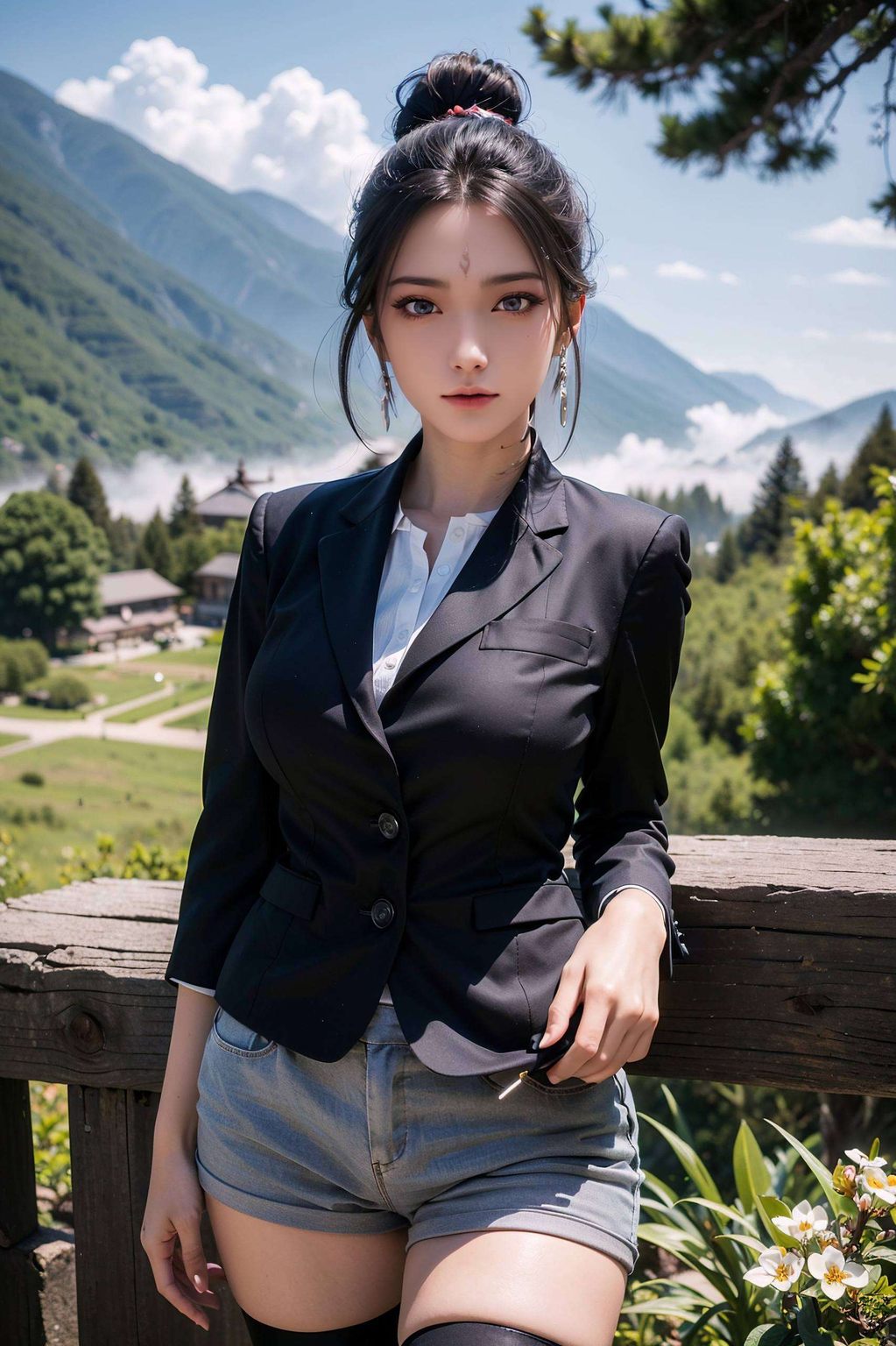 剑眉星目都能让人沉浸在这份国漫女神的静谧美中