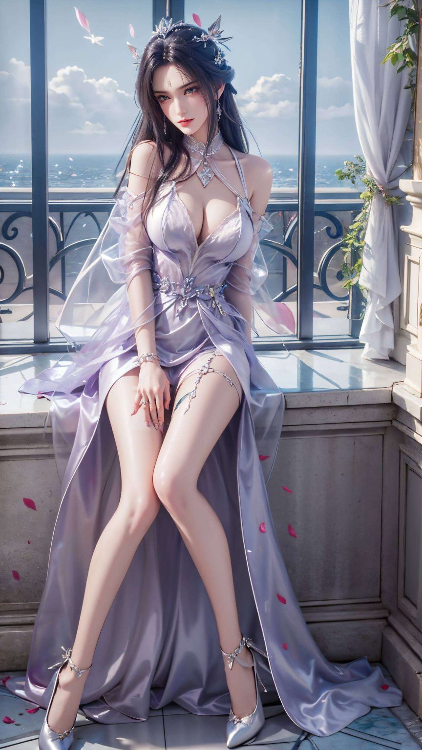 宛如将陆雪琪从动漫中唤出高清横屏的细腻画面