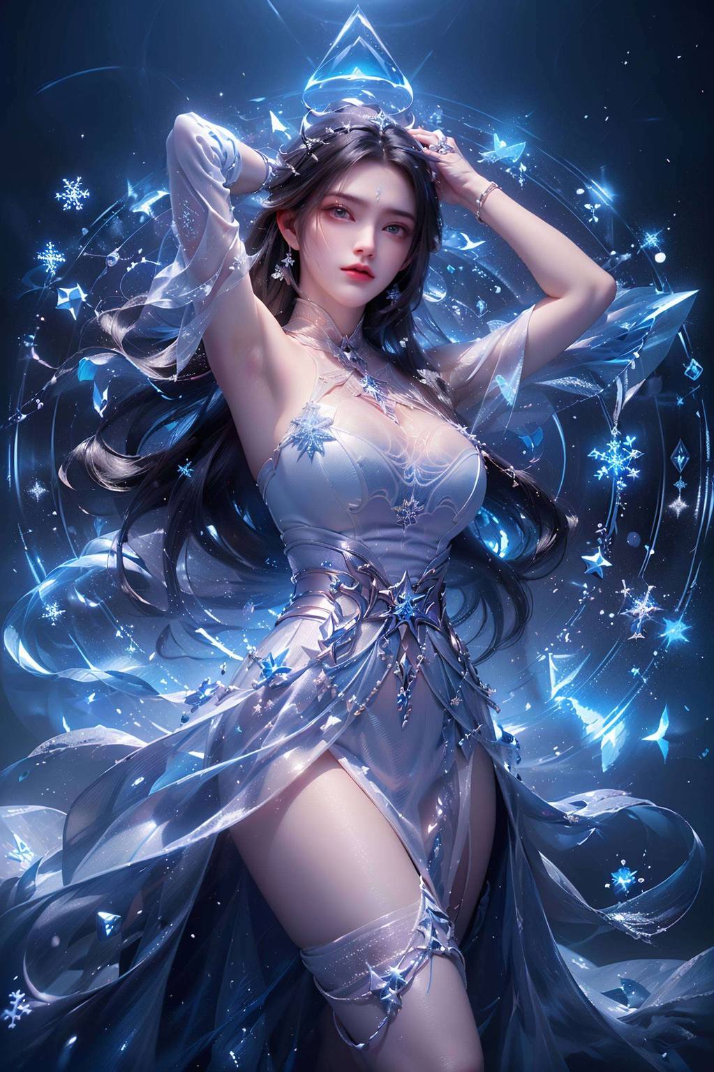 今天给大家带来一款超炫的壁纸哦！🎉 是不是已经迫不及待了呢？🤔 这款壁纸以国漫《诛仙》中的女神陆雪琪为主题无法自拔！😍🌈🌟