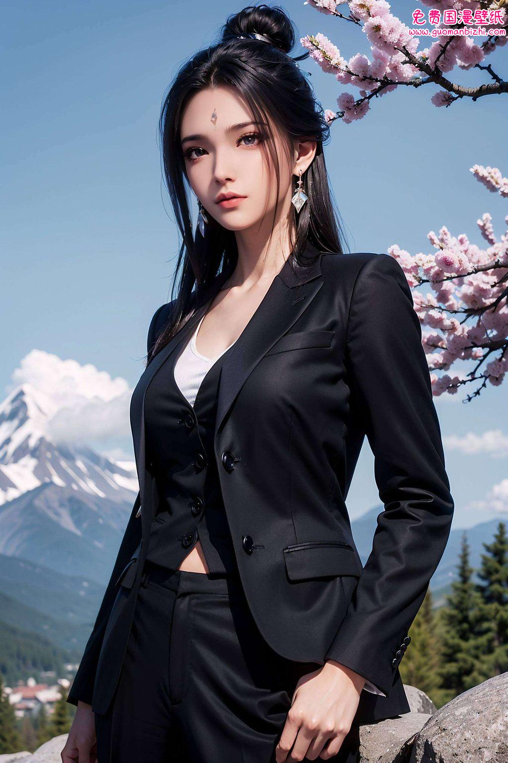 保准让你的电脑屏幕瞬间变身玄幻仙境！这位国漫女神简直就是电脑壁纸的颜值担当