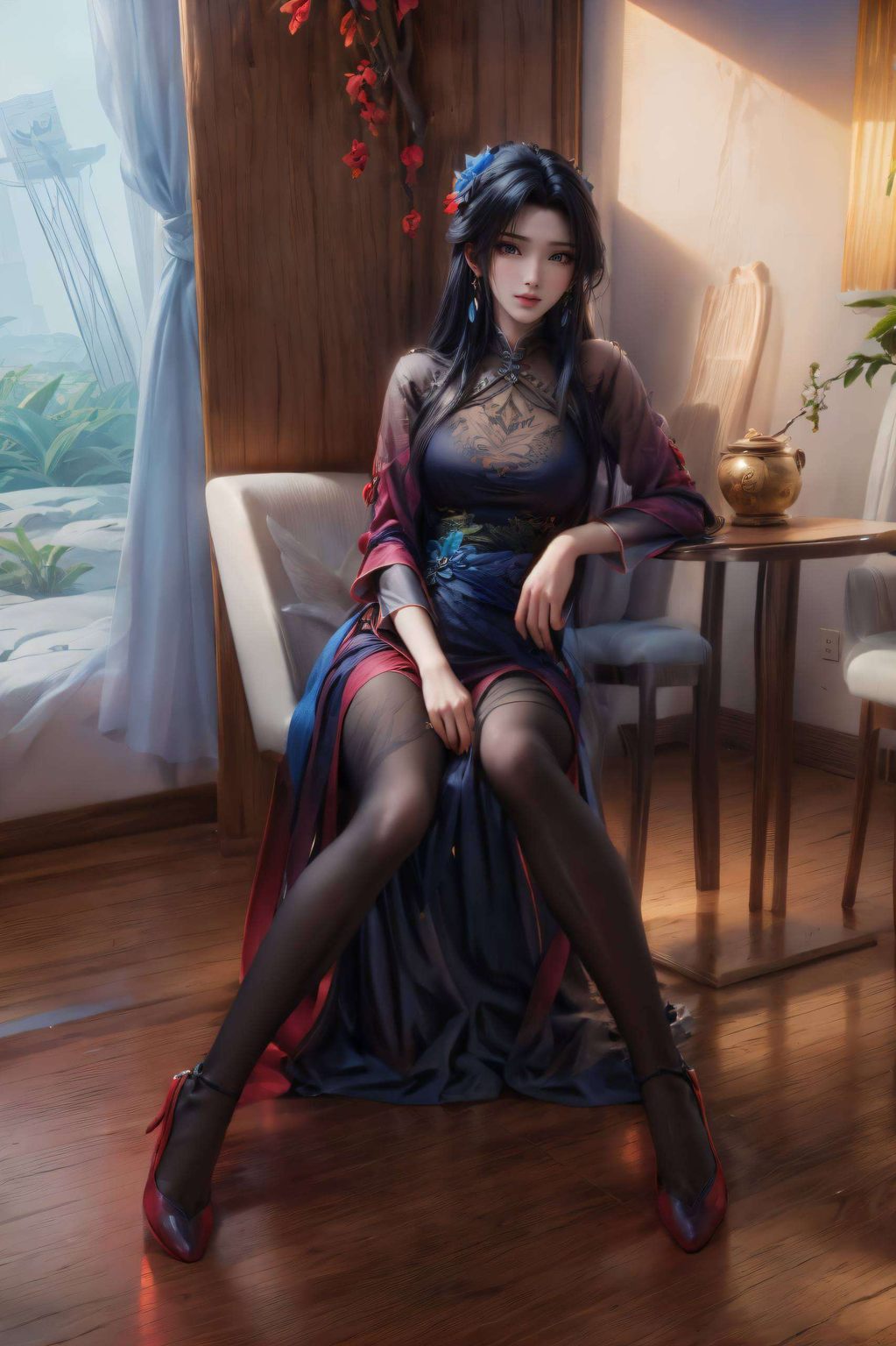 这是对国漫美女的致敬更是那份不染尘埃的清冷