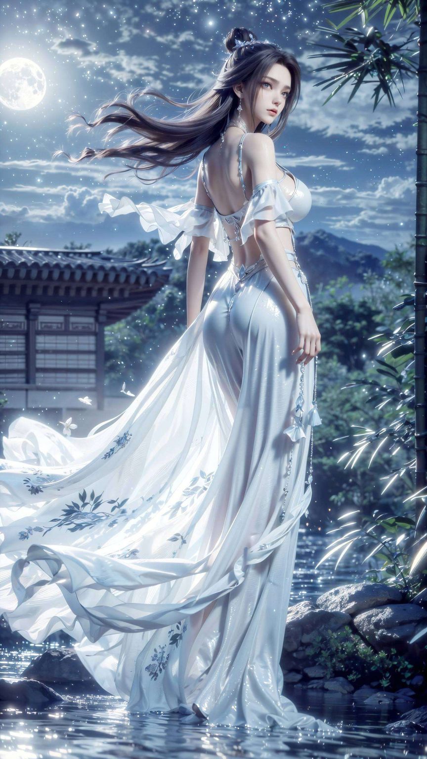 嘿她可是掌握了御雷真诀的陆雪琪壁纸！看这雷电环绕