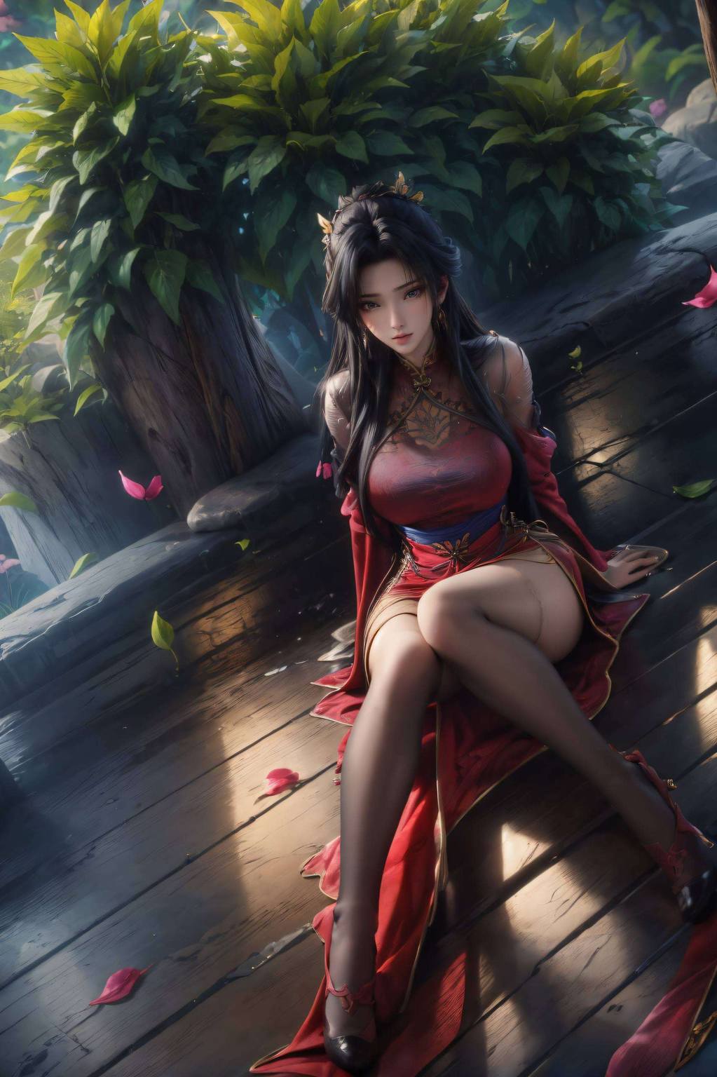 成为了无数粉丝心中的动漫美女代表陆雪琪翩翩起舞