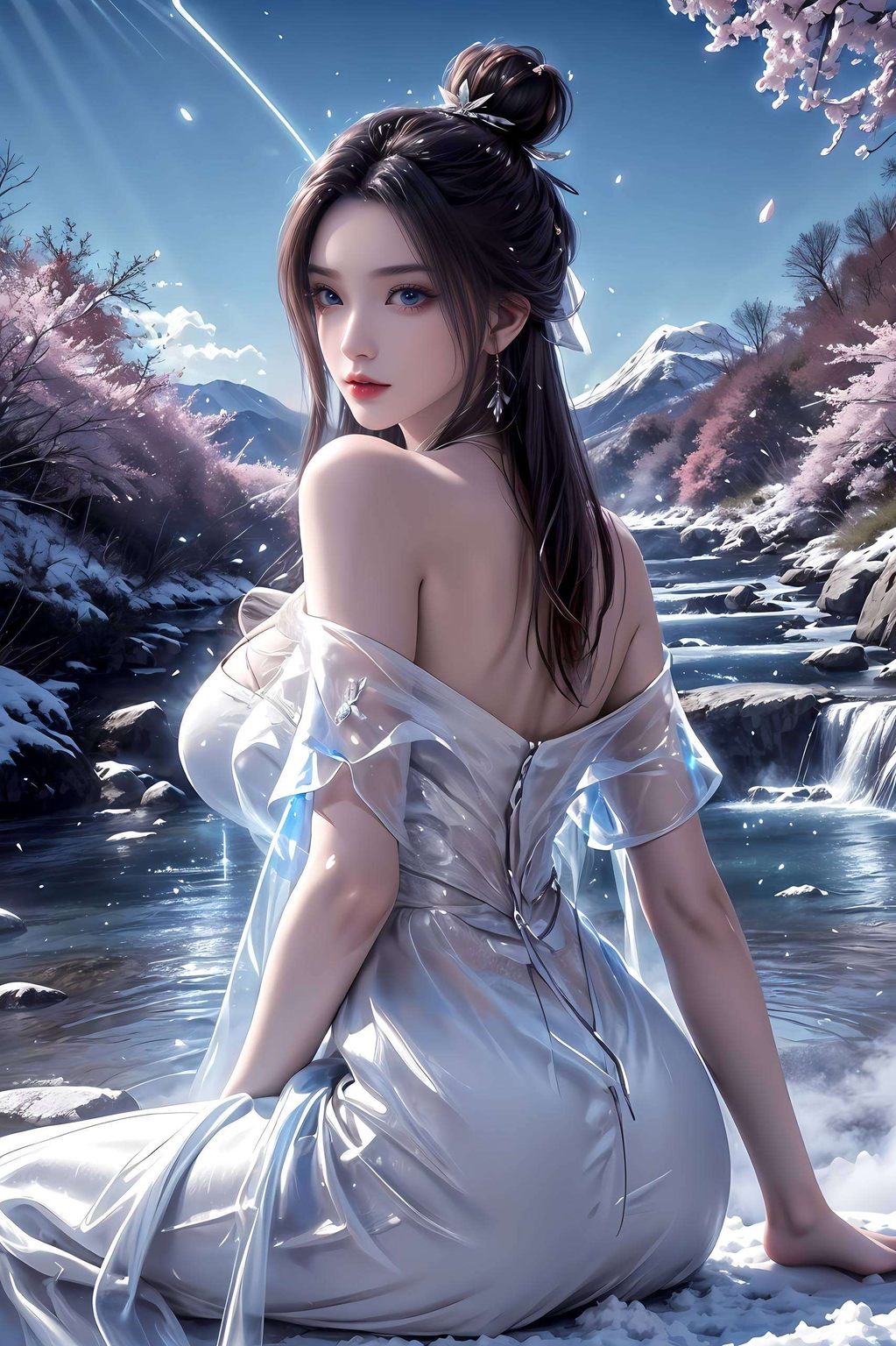 都能感受到国漫女神的静谧之美仿佛那剑尖轻划过心田