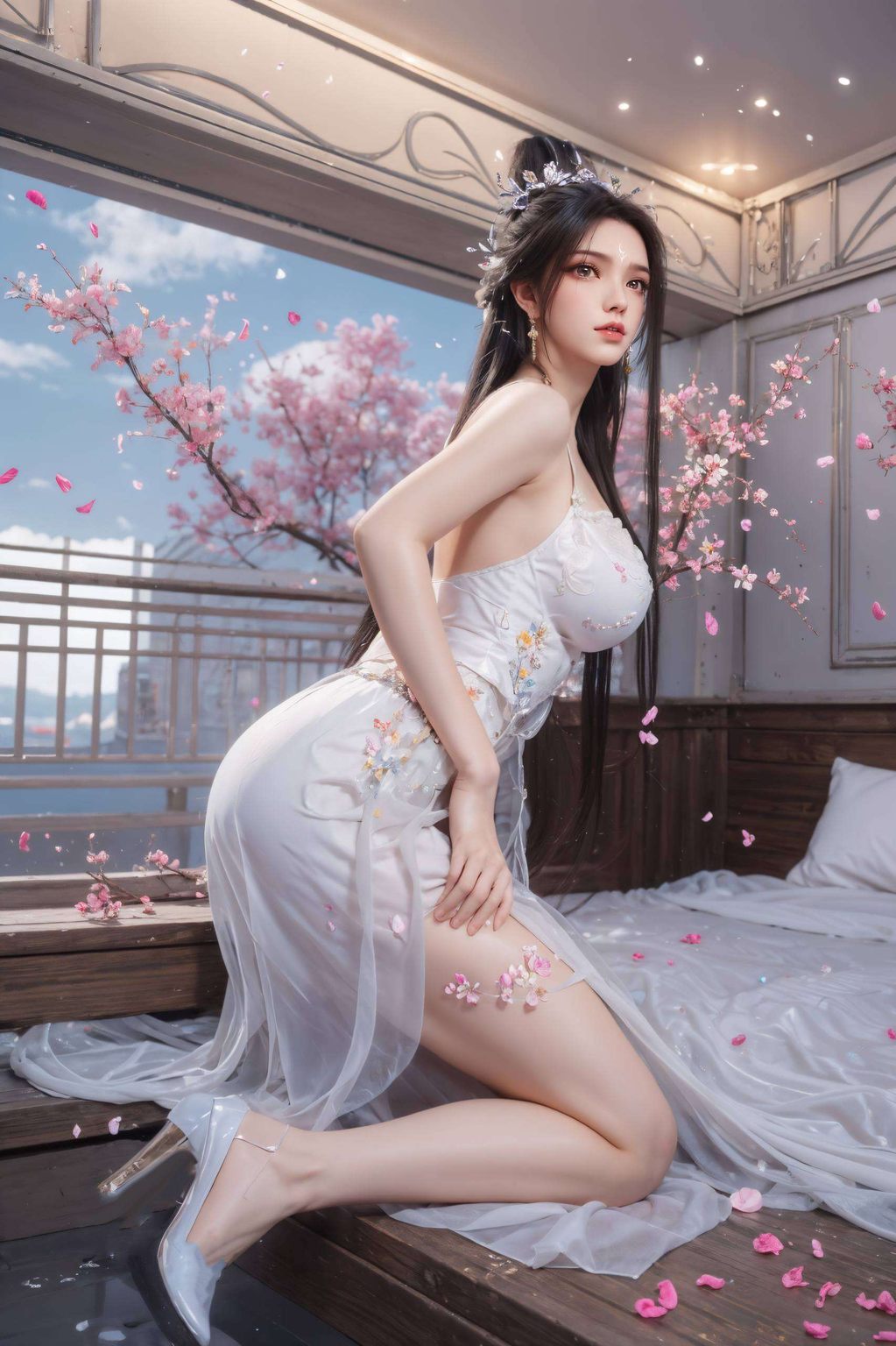 陆雪琪翩然而至宛如动态壁纸般灵动
