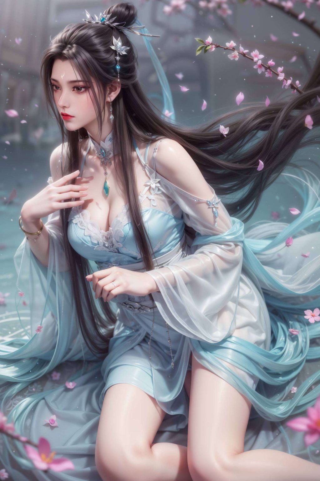 主角可是我们那位眼含秋水、美得不可方物的陆雪琪哦！从《诛仙》走出的国漫女神是不是觉得整个世界都亮了呢？快来体验这款国漫美女的魔法魅力吧