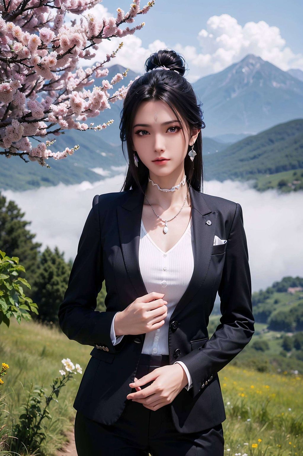 一袭白衣陆雪琪