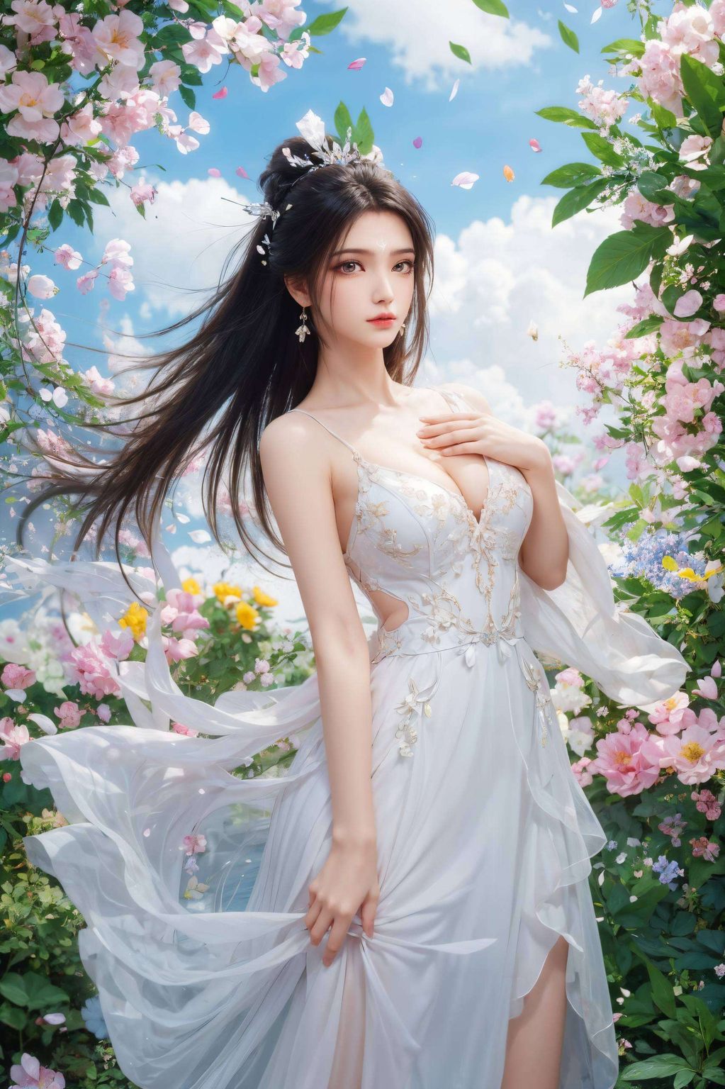 引领着动漫美女的风潮陆雪琪