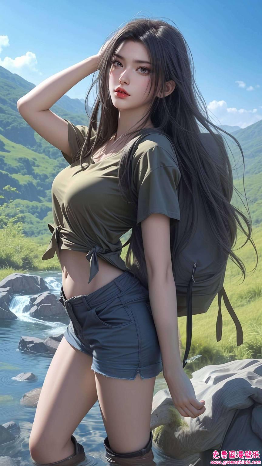 国漫中的女神形象宛如从玄幻故事中走出的仙子