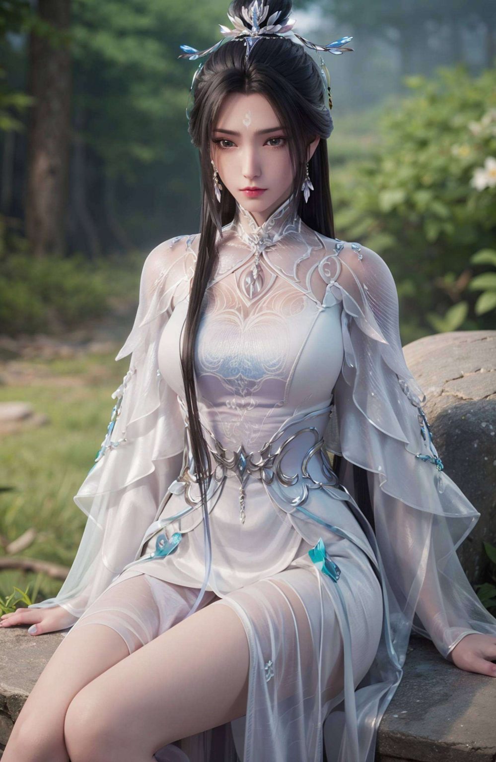 张小凡与陆雪琪的动人故事跃然墙上成为了无数粉丝心中的女神