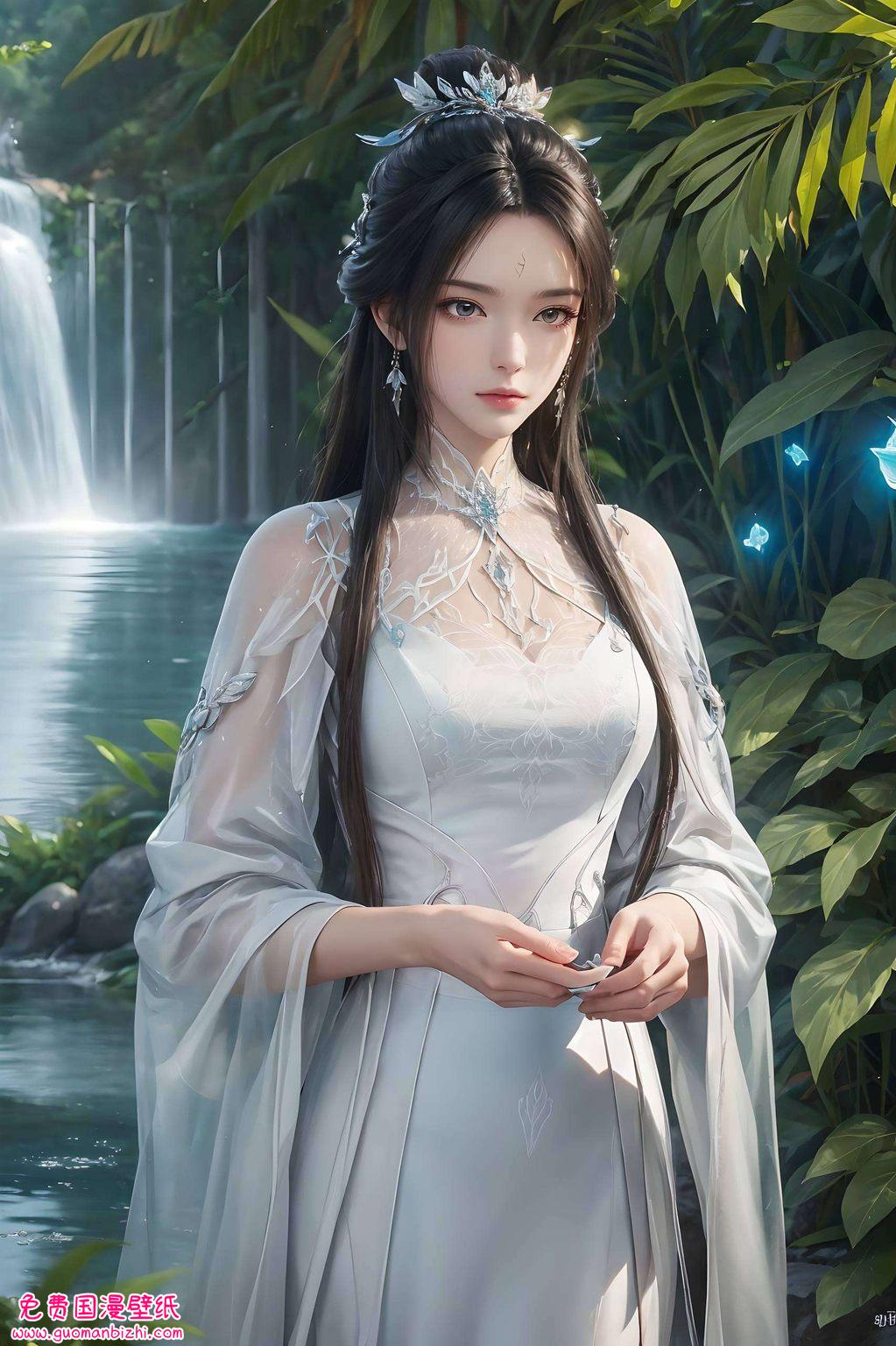 从陆雪琪的眉眼间流露出的是国漫美女的独有韵味在绚丽的光影交织中