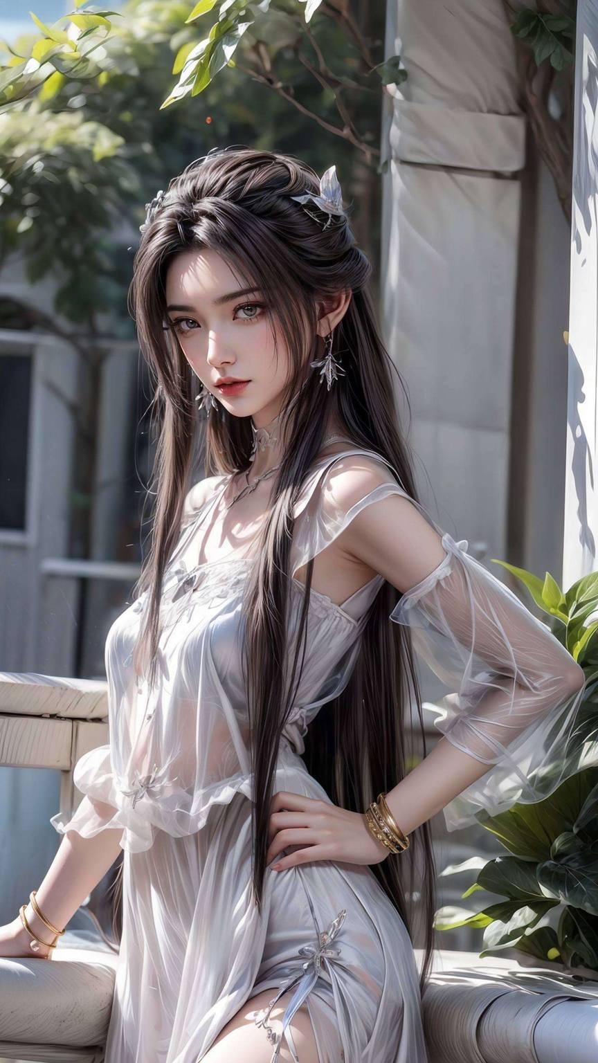 不仅是国漫中的女神凝结在这一方壁纸之上