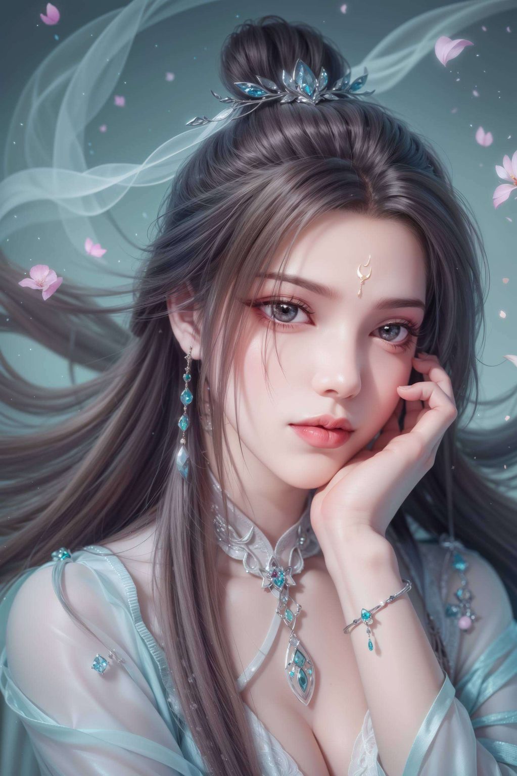 将这位国漫女神的美丽瞬间永恒定格在手机或电脑屏幕上那位出自经典国漫《诛仙》的仙子