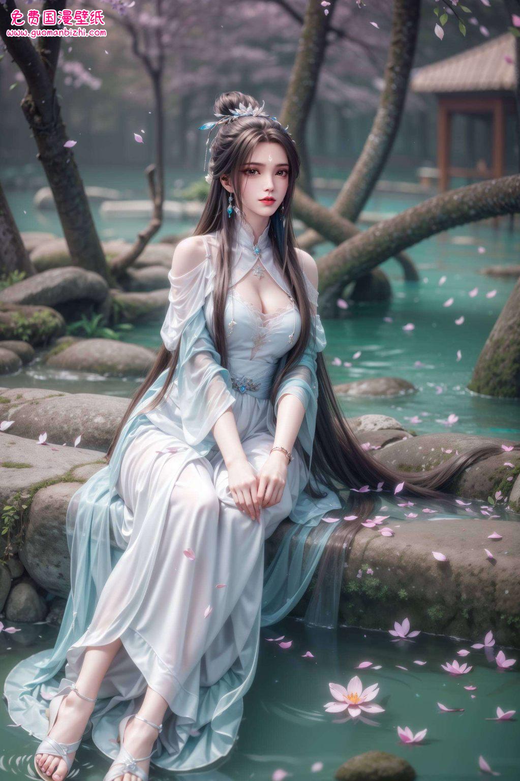 以一袭白衣示人陆雪琪以其独特的魅力脱颖而出