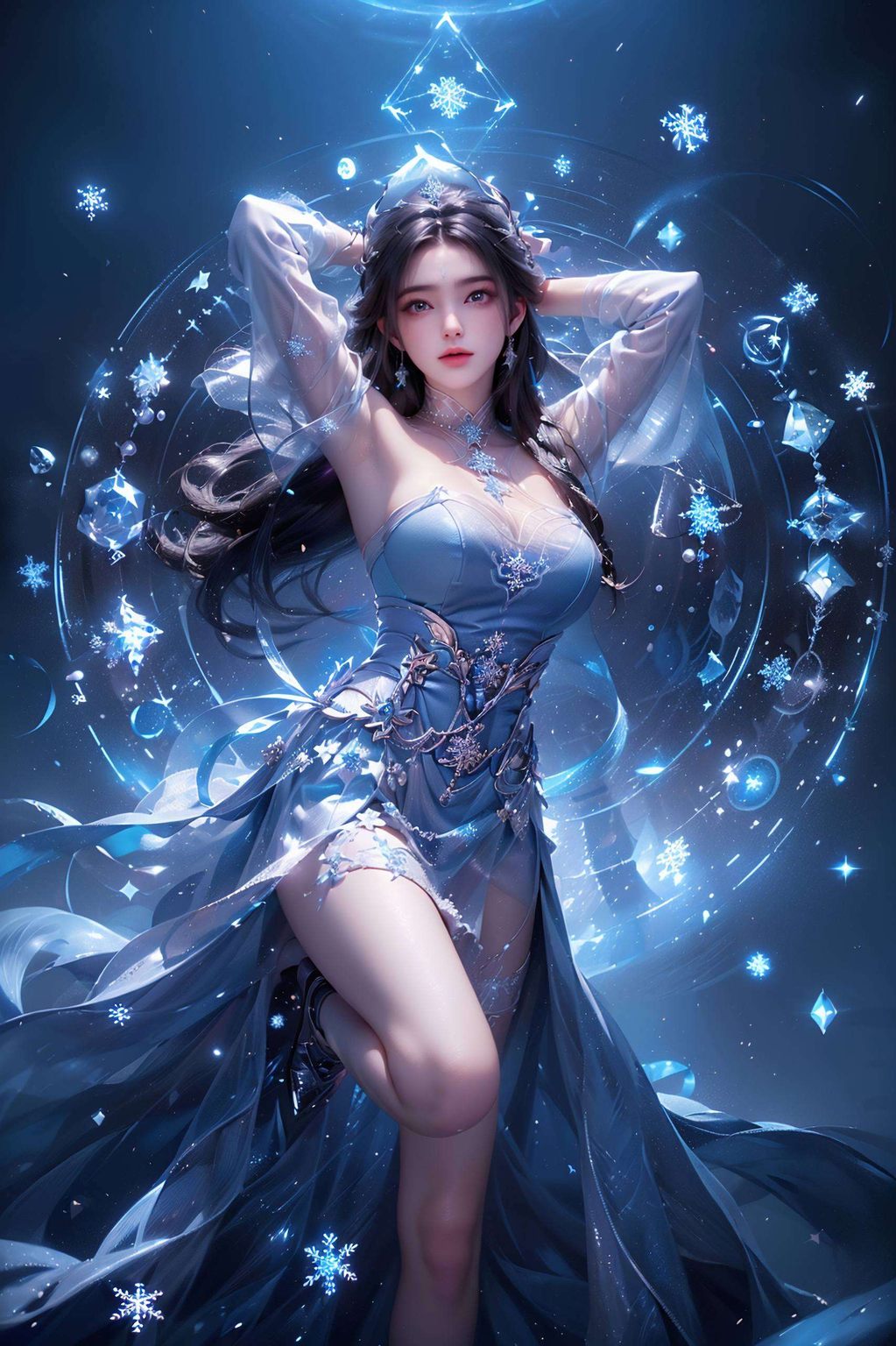 让你手机瞬间变身高清画幅感受那份玄幻之美！让我们一起欣赏这位动漫美女的韵味吧～小调皮们